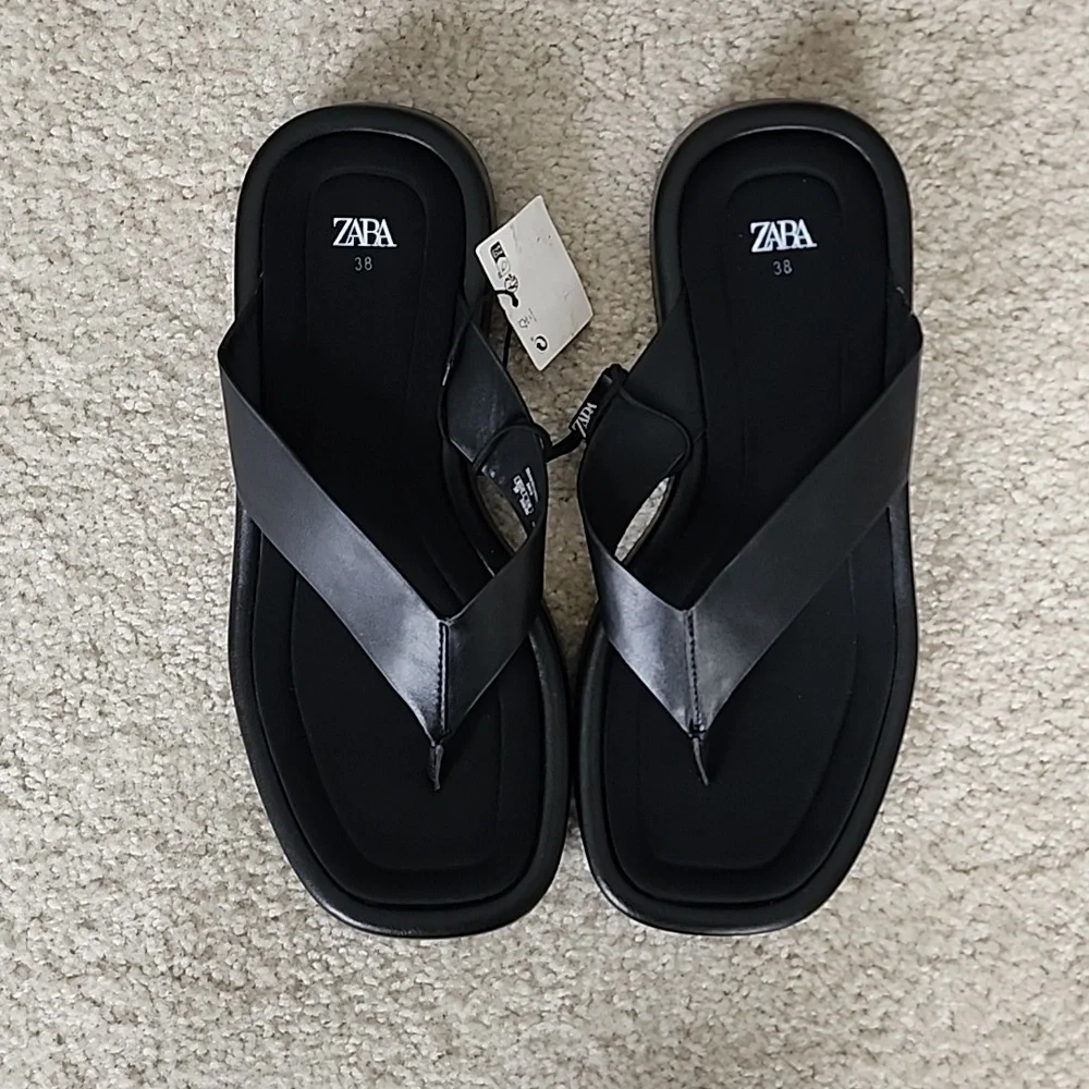 ZARA Flat Strap Sandal